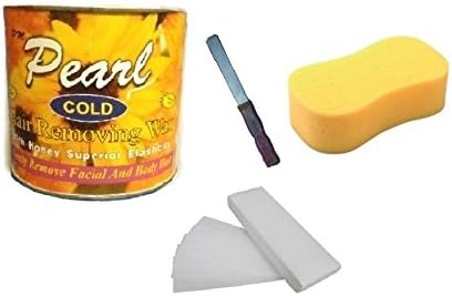 Cold Wax Applicator Kit with 30 Waxing Strips and Sponge - (600g) - Pack of 4