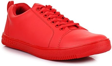 Carrito Men's Red Sneaker Shoes