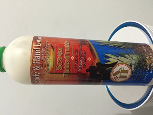 Soyez Tutty Fruity Body & Hand Lotion Exotic Pineaple Perfumed Moisturizer-16oz/473 Ml