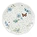 Lenox Butterfly Meadow Dessert Plates, 8-Inch, Assorted Colors, Set of 4, White -