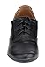 REFRESH Women's London-01 Cutout Dressy Heeled Lace-up Oxford Shoe (Black, 8 M US)
