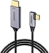 CHOETECH USB C to HDMI Cable(4K@60Hz), 6Ft USB Type C to HDMI Cable Braided Thunderbolt 3 Compatible with MacBook Pro/iPad Pro/MacBook Air 2018, iMac 2017, Surface Book 2, Samsung Galaxy S10/Note 9 primary