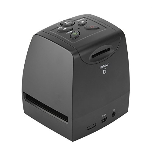 V BESTLIFE Negative Film & Slide Scanner, 2.36'' TFT LCD Screen 5MP/ 10MP USB 135/ 35mm Negative Film Scanner Support SD MMC Card
