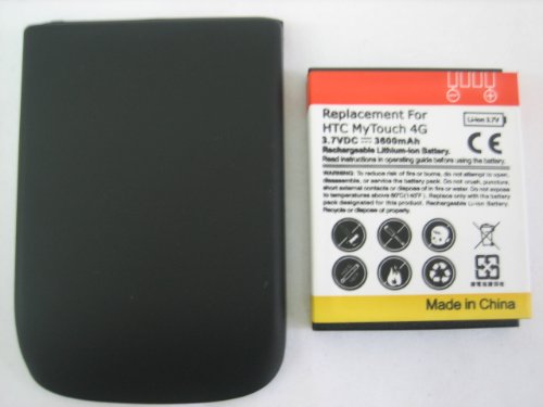 HTC Mytouch 4g Extended Capacity 3500mah Li-ion Battery + Battery Door Cover Mobile Phone Repair Parts Replacement