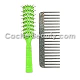 Original Bobby Vent Brush Green With Free Volumizing Comb