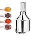 Powder Spice Grinder Hand Mill Funnel，Aluminum Spice Mills Powder Grinder Travel Set With Accessories by DmHirmg (Sliver 1 pc)