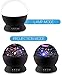 Night Light Kids Lamp, Romantic Rotating Sky Moon & Cosmos Cover Projector Night Lighting for Children Adults Bedroom, Mood/Decorative Light, Baby Nursery Light, Living Room Gift (Black)