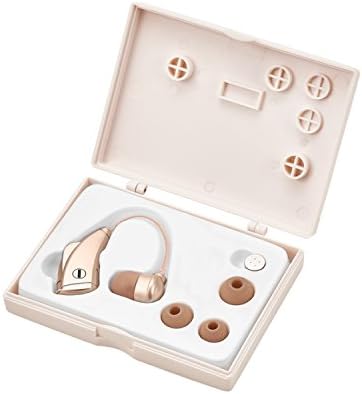 DTMcare High Quality Digital Hearing Amplifier - Affordable Hearing Enhancer with 4 Ear buds to fit everyone. (Gold Copper)