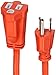 Amazon Basics 4-Pack 50-Foot 3-Prong Heavy-Duty Vinyl Indoor/Outdoor Extension Cord - 13 Amps, 1625 Watts, 125 VAC, Orange