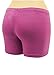 Sexy Basics Women's 6 Pack Cotton Stretch Vibrant Color Boy Short Boxer Briefs
