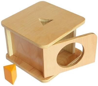 Montessori Caja Imbucare con Prisma de triángulo: Amazon.es: Juguetes y juegos