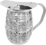 Lumenil - 64 oz, Hammered Stainless Steel Water