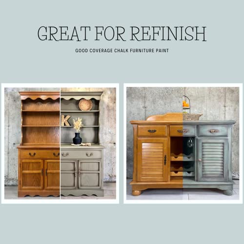 Smalltongue Chalk Furniture Paint Set, 9 Colors(4oz/120ml) Ultra Matte Finish Chalk Acrylic Craft Paint Set, Perfect for Wooden Furniture, Cabinet, Home Decor, For Beginner