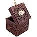 Wooden Money Safe Box for Cash with Key | Birthday Gift for Adults - Barrel Shape | Money Bank Bag (Square Shape Piggy Bank)