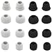 16 Pieces Replacement Earpads Eartips Earbuds Eargels for Powerbeats 1, Powerbeats 2, Powerbeats 3, Beats Wireless Stereo Earphones by Dr. Dre, 4 Pairs Black & 4 Pairs White (Black & White) primary