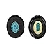 Ear Pads Replacement for Bose Soundlink On-Ear 2 (OE2) / On-Ear2i (OE2i) SoundTrue On-Ear 2 / On-Ear2i Headphone by MMOBIEL - Mesh Fabric and Protein PU Ear Pad Cushions - Earpads Replacement – Blue