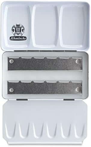 Schmincke Empty Watercolor Tin For 12 Half Pans (1 Tin) - DBK-03434-1012