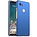 ORNARTO Google Pixel 2 XL Case,2XL[Basic Series] Thin Fit Shell Premium Hard Plastic Matte Finish Non Slip Full Protective Anti-Scratch Cover Cases for Google Pixel 2 XL(2017) Blue