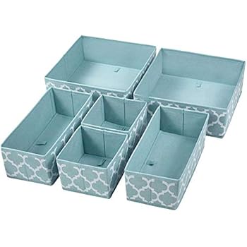 Amazon Com Set Of 4 Organizer Bins With Dividers For Closet