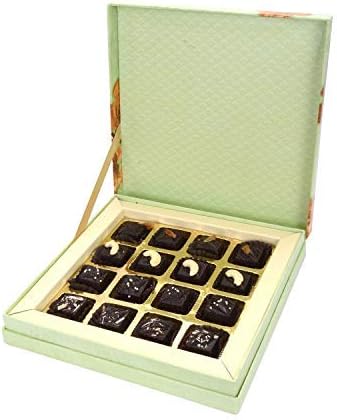 Festive Gifting Square Paper Box / High Grade Chocolates / Luxury Hamper/ Diwali / Christmas/ Valentine's Day Combo Edible Gift Pack for Him/ for Her/ for Husband/ for Wife/ for Loved Ones