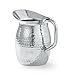 Artisan 2-Quart Double-Wall, Stainless Steel Insulated Serving Pitcher with Hammered Texture
