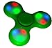 LED With Switches Hand Tri-Spinner Fidget Finger Toy 3 Light Settings With Premium Hybrid High Speed Ceramic Bearings Stress Reliever Anxiety Reducer ADD Killing Time Maintaining Focus (Green)