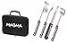 Magma Products, 5 Piece Telescoping Grill Tools Set, A10-132T, Silver