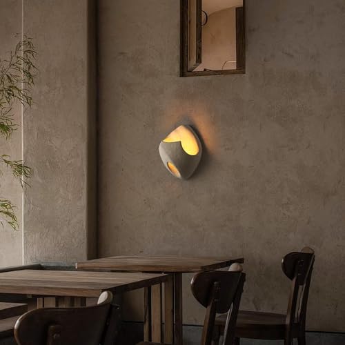 kaixunl 3W Interior Wall Sconce Wabi-sabi Style Modern Wall Sconces Bedroom Art Deco for Living Room Bedroom Hallway Dressing Table Mirror Stairs 3000K 22.5 x 26 x 9 cm