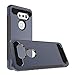 Bear Motion for LG V30 - Premium PC + Carbon Fiber Shockproof Case for LG V30 (Blue/Black)