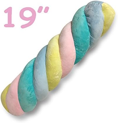 19" Cotton RainBow Twist Marshmallow Hugging Body Pillow Cushion Plush Cute NEW (1, 19")