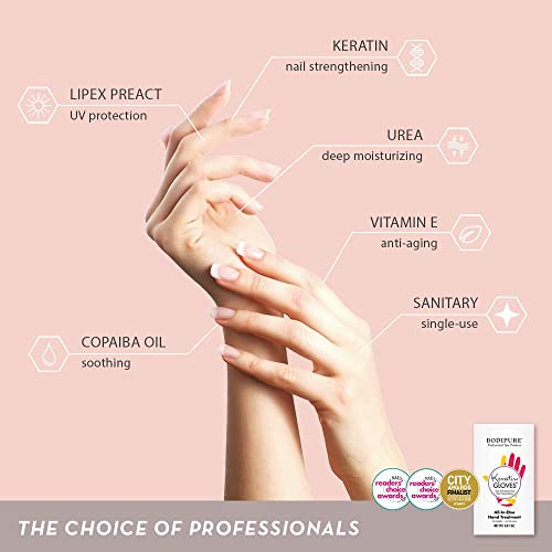 BODIPURE Professional Keratin Gloves Nail Salon Manicure Treatment