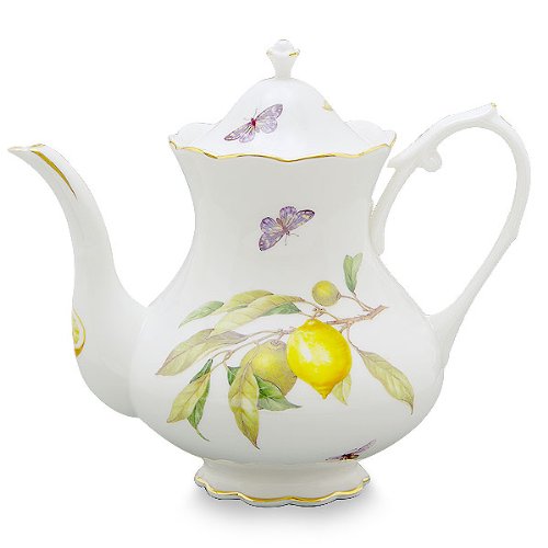 Gracie China Lemon Porcelain 4Cup Teapot Kitchen & Dining