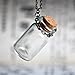 Charmed Small Glass Mini Bottles with Cork for Arts & Crafts, Jewelry Making, Decoration, Party Favors of 2cm Tall Pack of 60
