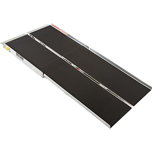 6' Portable Folding Aluminum Wheelchair & Scooter Ramp