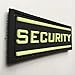 uuKen Security Glow in The Dark 3D PVC Rubber Tactical Uniform Patch Airsoft with Hook Fastner by uuKen Tactical Gear