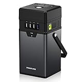 Poweradd ChargerCenterⅡ, Compact 370Wh/100000mAh Portable Generator, Power Source (DC 5V/12V/19V & 115V/AC Max 100W) Power Inverter for Smartphone, iPad, Tablet, Laptop and More