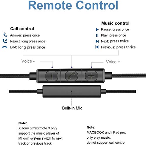 USB C Headphones, Aproo HiFi Stereo Type C Earbuds USB C Earphones with Mic & Volume Control Compatible with Google Pixel 3XL/3/2XL/2, OnePlus 6T/7/7 Pro, Galaxy 10/10+, MacBook,iPad Pro 2018,Razer