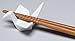 Happy Sales HSCRCRN4, Set of 4 White Porcelain Crane Rests Chopstick Rest Set