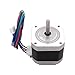 Iverntech Nema 17 Stepper Motor 42x40mm Body Bipolar 1.5A 400mN.m 2 Phase 4 Wires 1.8 ° for 3D Printer or CNC Machine with 1M Motor Cable