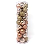 Allgala Christmas Tree Ornament Balls, 36 PK 4 Style 2