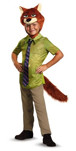 Disguise Nick Wilde Classic Zootopia Disney Costume, X-Small/3T-4T