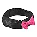 Funny Party Hats Halloween Costume for Women - 4 Pc Set - Black Bunny Ears, Collar, Cuffs & Tail - Bunny Costume - Bunny Costume