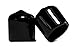 Prescott Plastics 10 Pack: 1/2 Inch Round Black Vinyl Pipe End Cap Cover Rubber Flexible Tube Caps Tubing Marine Safety Tip, .5