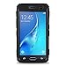 Galaxy Express 3 Case, Galaxy Luna Case (2016), CoverON [Tank Series] Tough Hybrid Hard Armor Phone Cover Case for Samsung Galaxy J1 Luna 4G LTE - Black