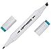 40 Color Super Markers Primary Tones Dual Tip Set - Double-Ended Permanent Art Markers with Fine Bullet and Chisel Point Tips - Ergonomic Tri-Oval Barrels - Draw, Sketch, Illustrate, Render, Manga