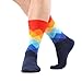WeciBor Men's Dress Cool Colorful Fancy Novelty Funny Casual Combed Cotton Crew Socks Pack