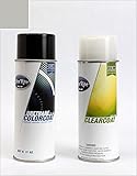 ColorRite Aerosol Mercedes-Benz All Automotive Touch-up Paint - Brilliant Silver Metallic Clearcoat 744/9744 - Color+Clearcoat Package