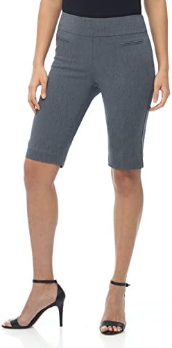 Rekucci Women's Ease In To Comfort Fit Pull-On Modern City Shorts