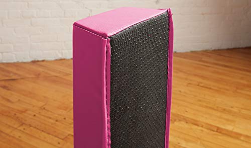 Springee 6ft Balance Beam - Extra Firm - Vinyl Folding Gymnastics Beam for Home - Pink