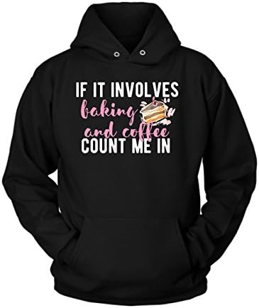 Baking Hoodie | Baking Cotton Fleece Hoodie | Great Hoodie with a Creative Quote About Baking